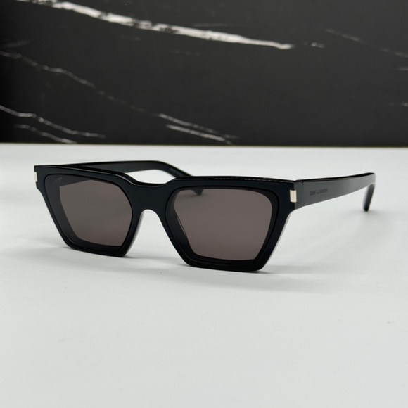 NEW SL633 CALISTA 001 SAINT LAURENT BLACK WOMEN SUNGLASSES SL 633 SAINT LAURENT - Picture 3 of 10